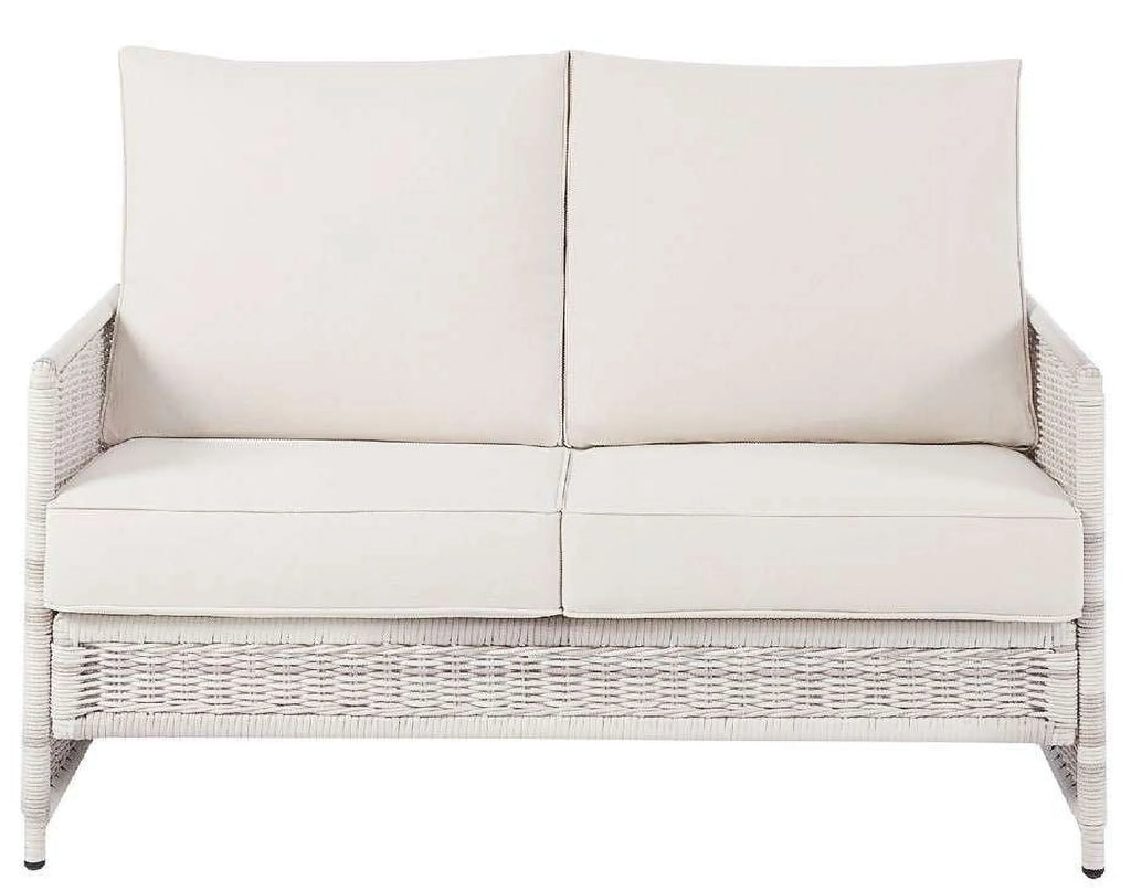 Wicker Outdoor Loveseat with Cushions J641