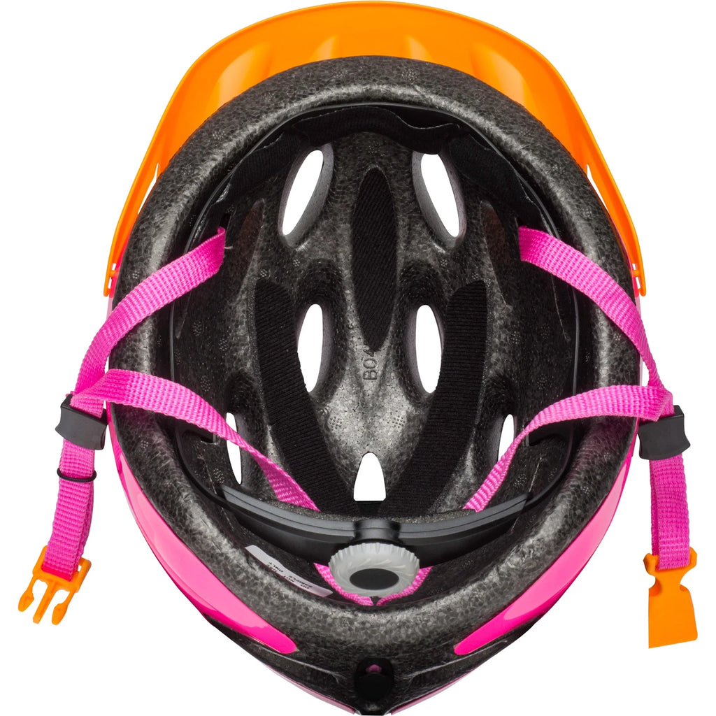 Pink/Orange Youth Bike Helmet R930