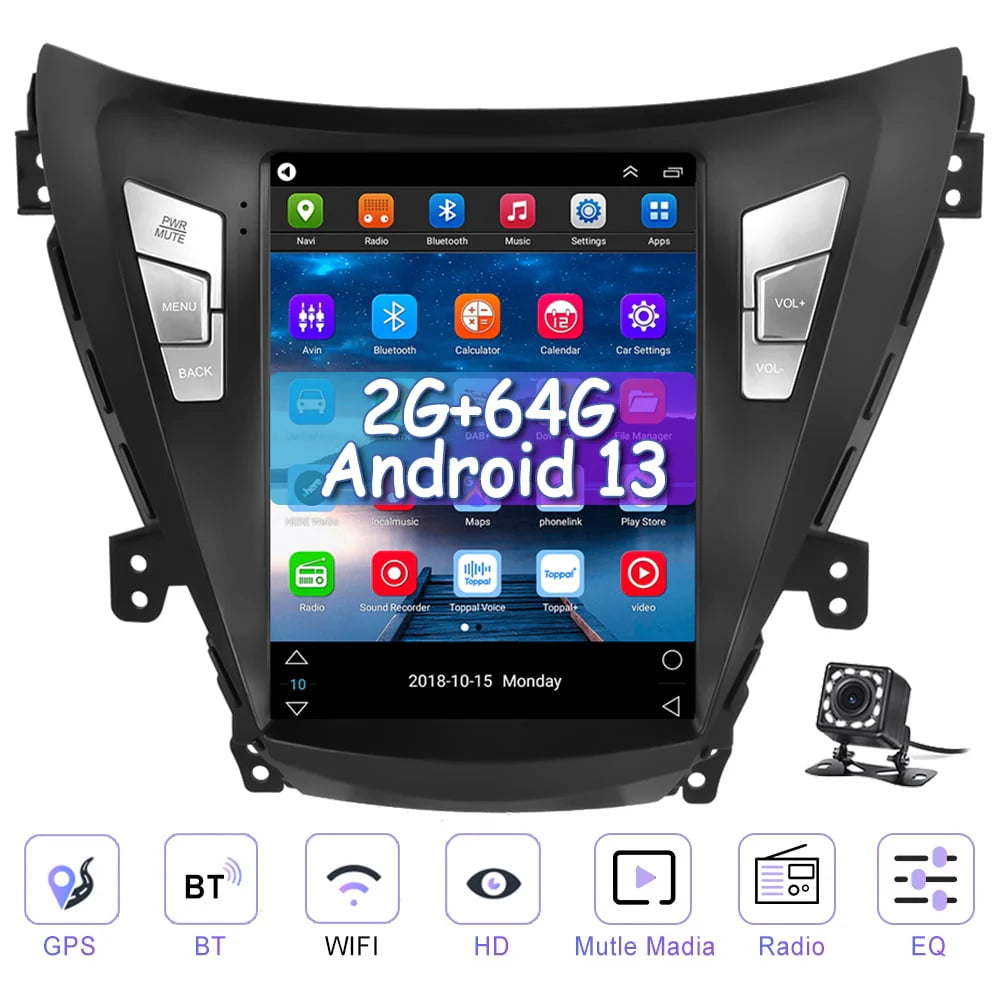 2G+64G 9.7'' Touchscreen Car Stereo Radio with Backup Camera H117