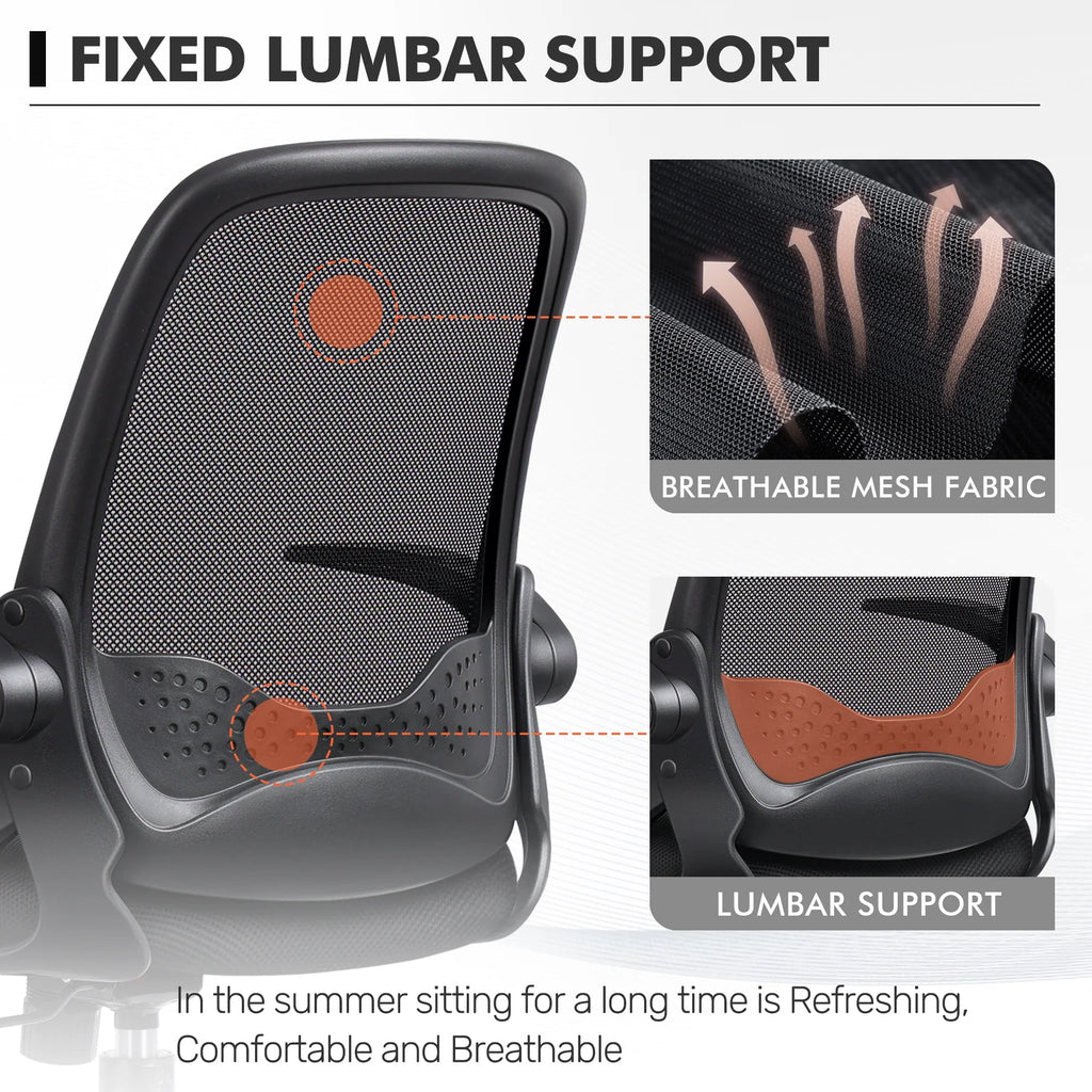 Black Ergonomic Mesh Office Chair S655