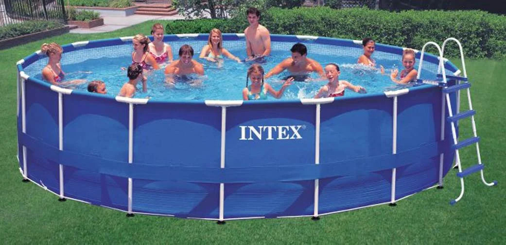 18ft x 48in Round Above Ground Swimming Pool Set H3565