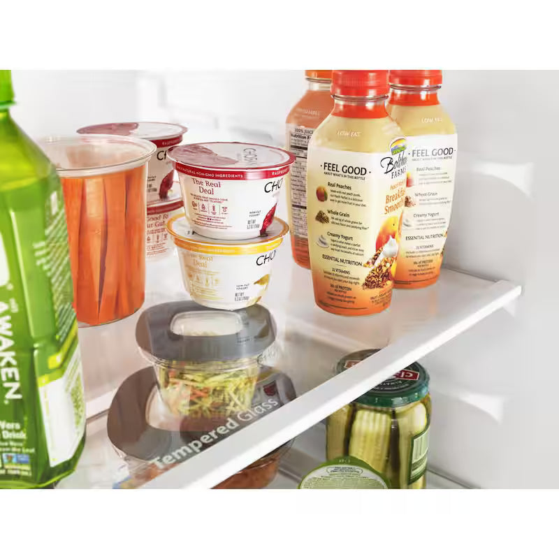 18 cu. ft. Top Freezer Stainless Steel Refrigerator Q473628