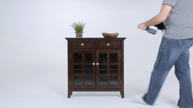Solid Wood Entryway Storage Cabinet with Drawers Z70622