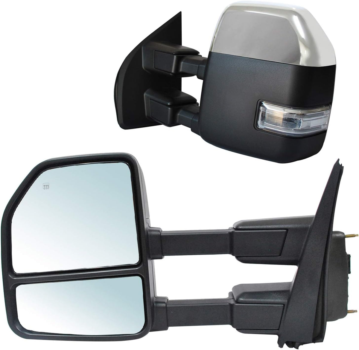 Black Power Heated Towing Mirror V98581