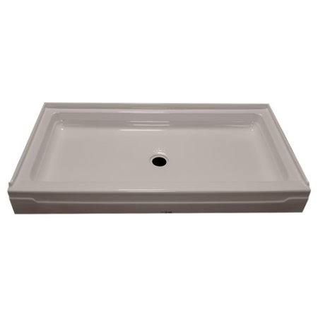 White Single Threshold Shower Base W7463
