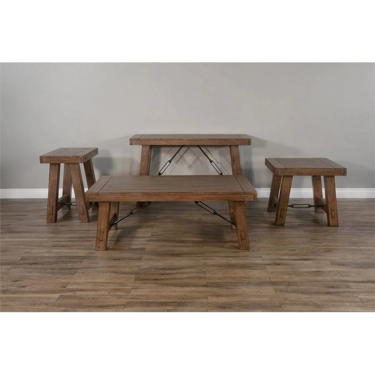 25" Mahogany Wood End Table U11737