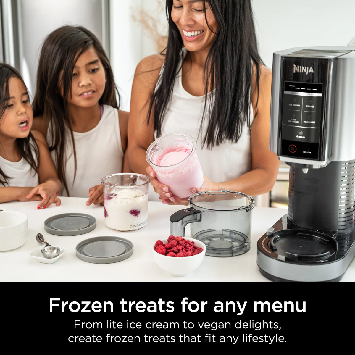 Ice Cream Maker with 2 Pints A106810