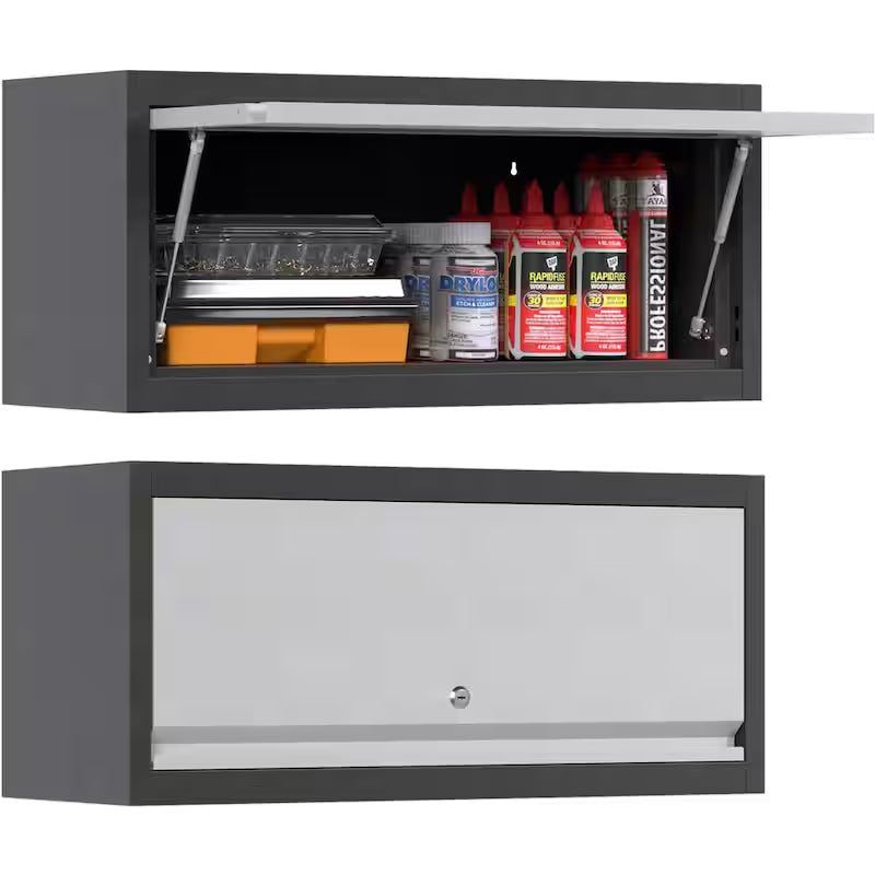 Wall-Mounted Cabinet with Up-Flip Door E527