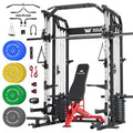 Smith Machines Squat Rack with Cable Crossover Machine O1506