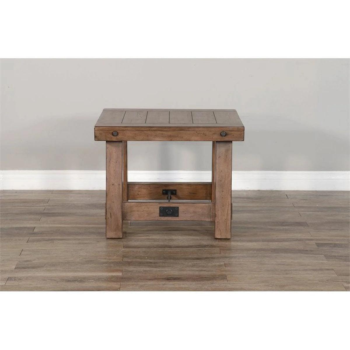 25" Mahogany Wood End Table U11737