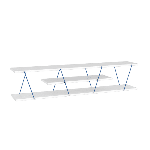 Mid Century Modern 4 Shelves 56 inch Tv Stand W30640