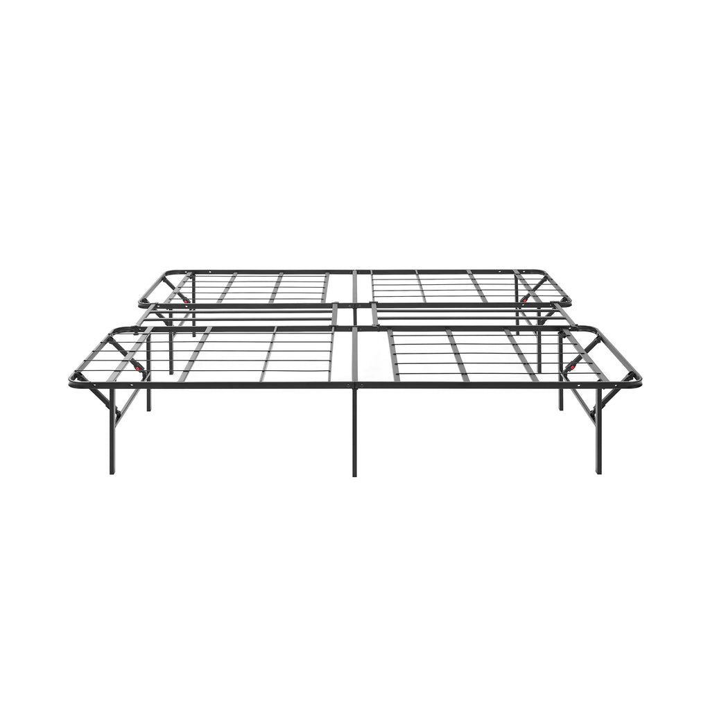 14 Convertible High Platform Metal Bed Frame, Twin/Full, Black G877
