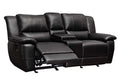 Black Transitional Sofa with Pillow Arms E69599