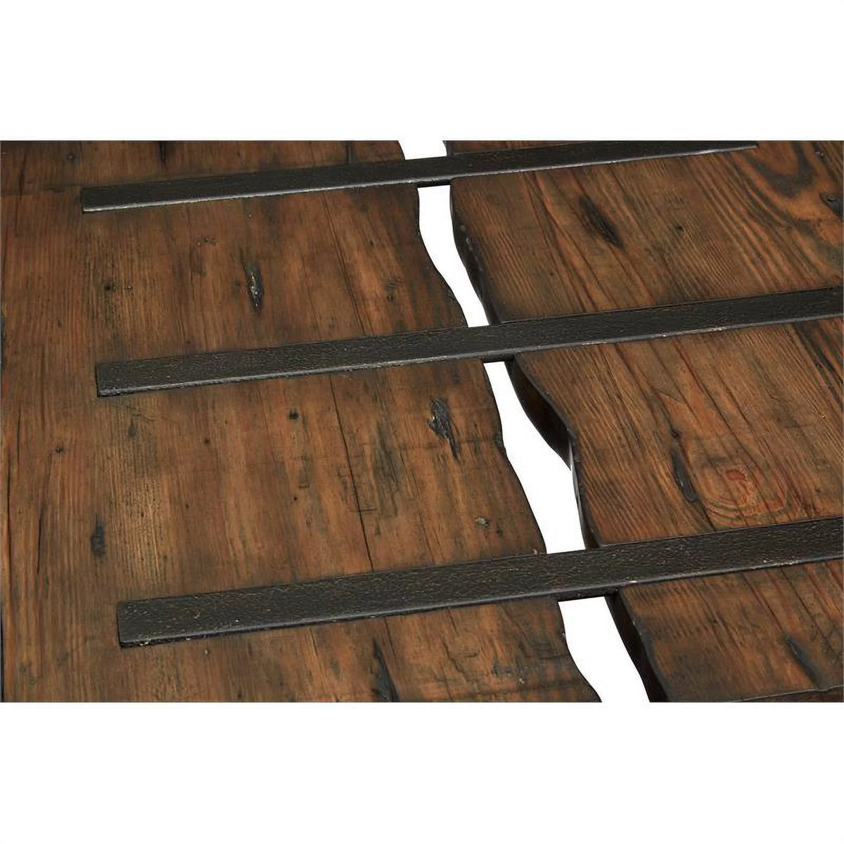 Set of 2 Metal and Wood End Table S361041