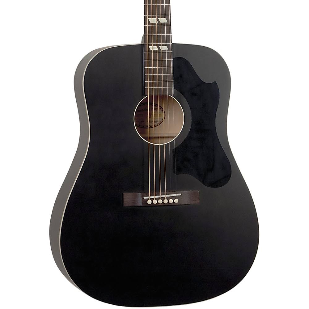 Black Dreadnought Acoustic Guitar S57032