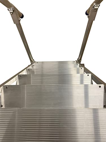 Aluminum Dock Stairs 2 Step with 1 Handrail C864486