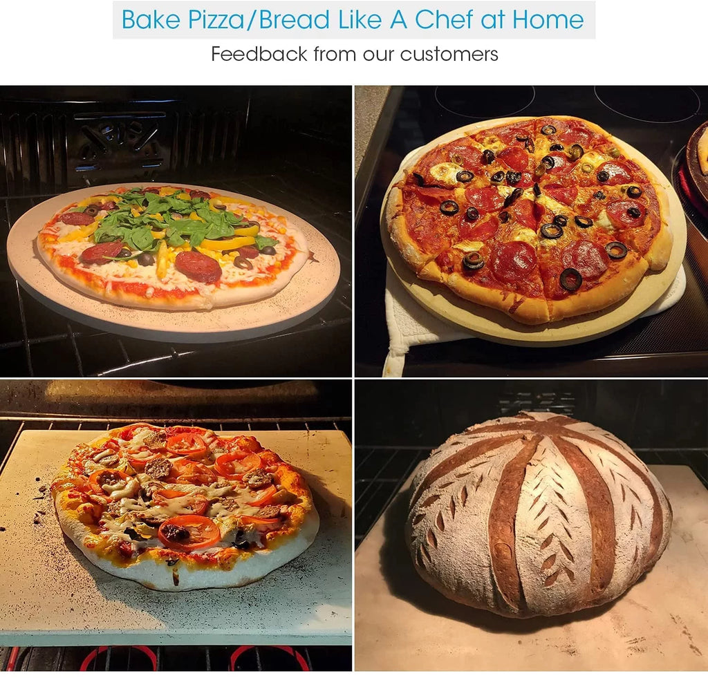 15'' Round Cordierite Pizza Stone Q2700