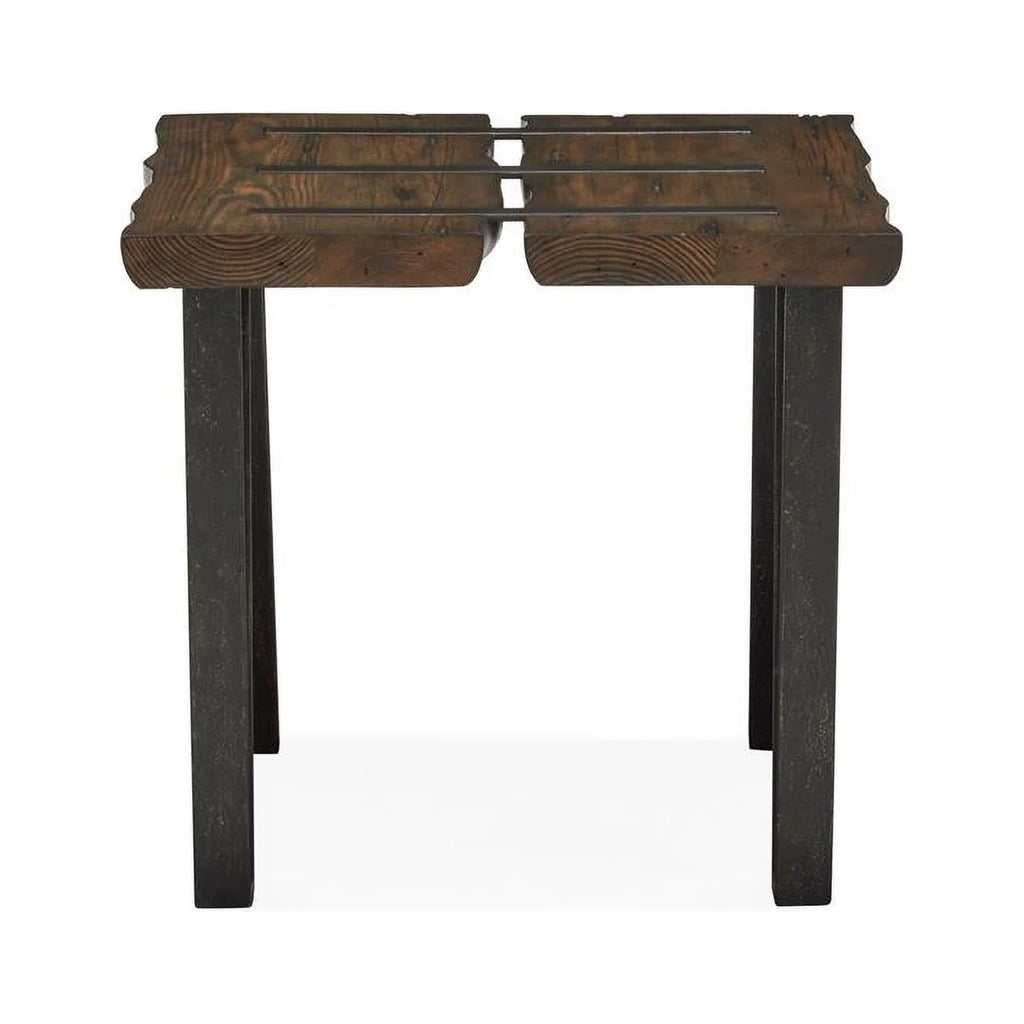 Set of 2 Metal and Wood End Table S361041