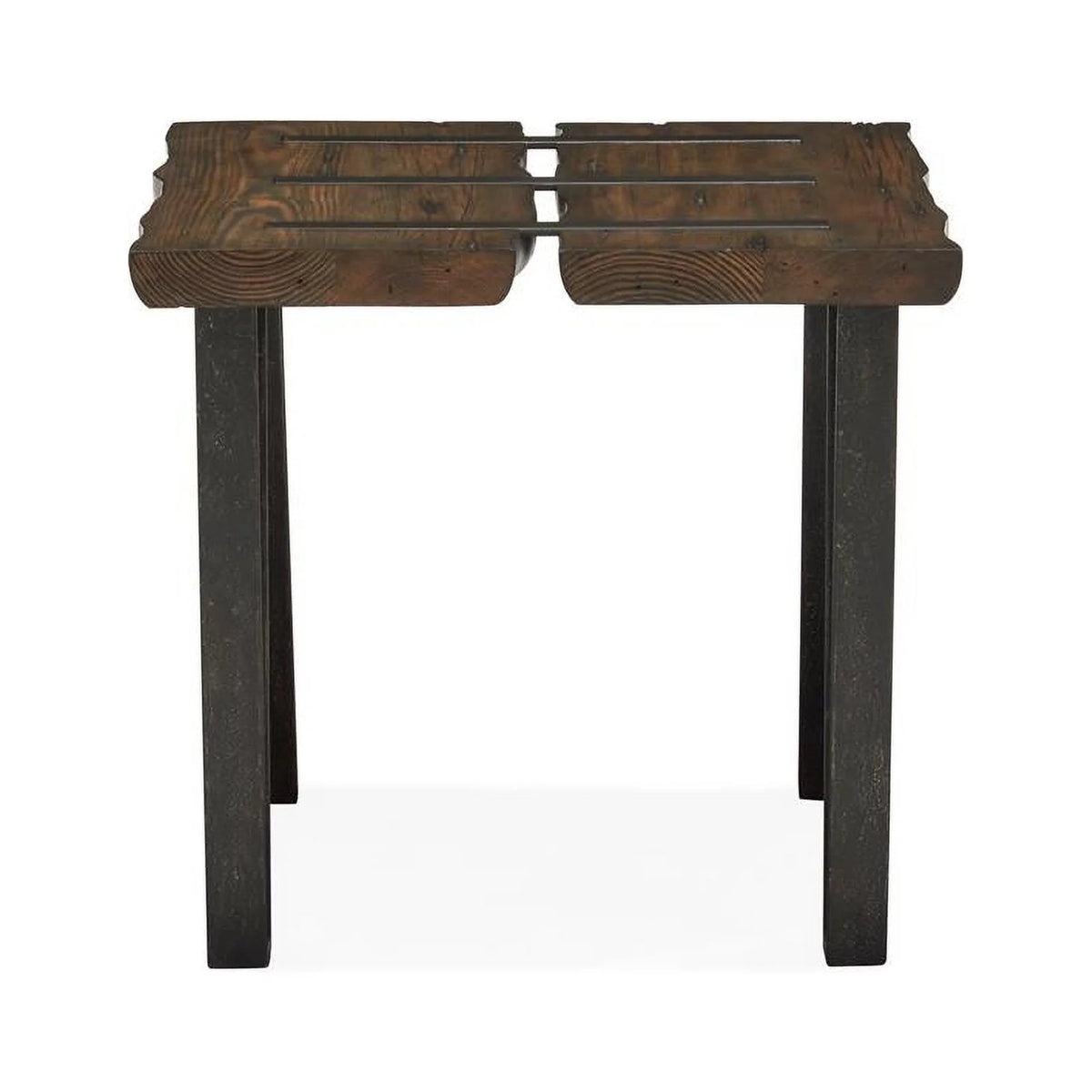 Set of 2 Metal and Wood End Table S361041