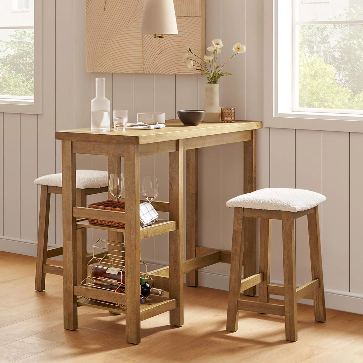 Bar Table Dining Table Set for 2 W12091
