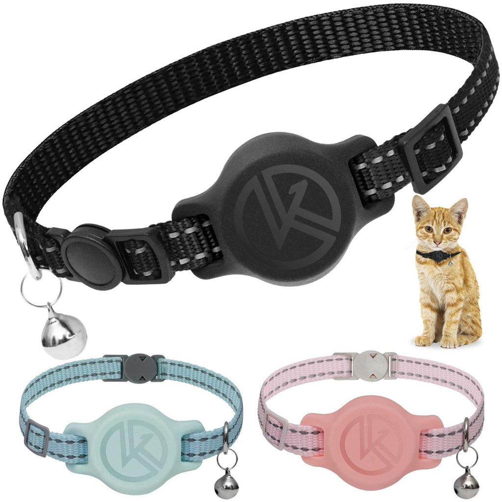 Breakaway Reflective Cat Collar with Tile Sticker Holder and Bell T718779