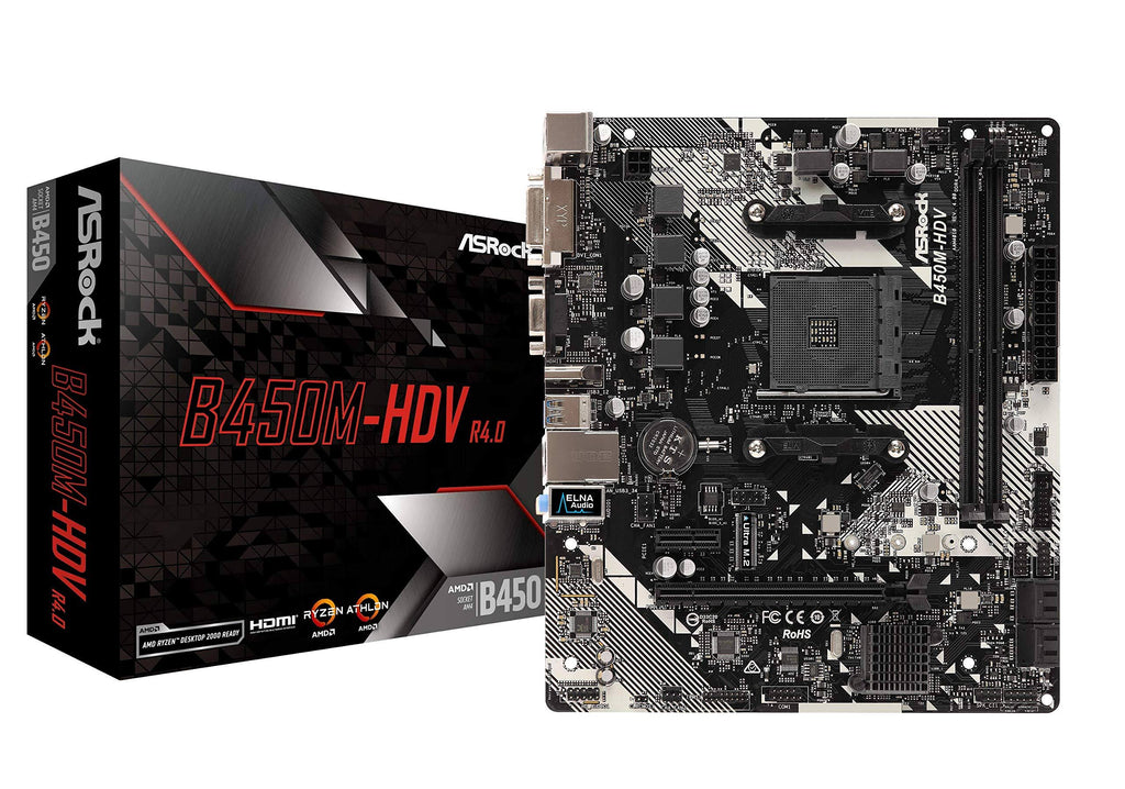 B450 MicroATX Motherboard Socket AM4 K6101