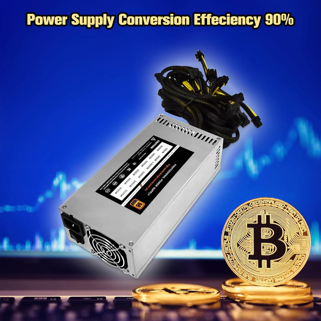 2500W 2U Single Channel Mining Power Supply V896