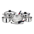 10 Piece Stainless Steel Nesting Cookware Set K3034