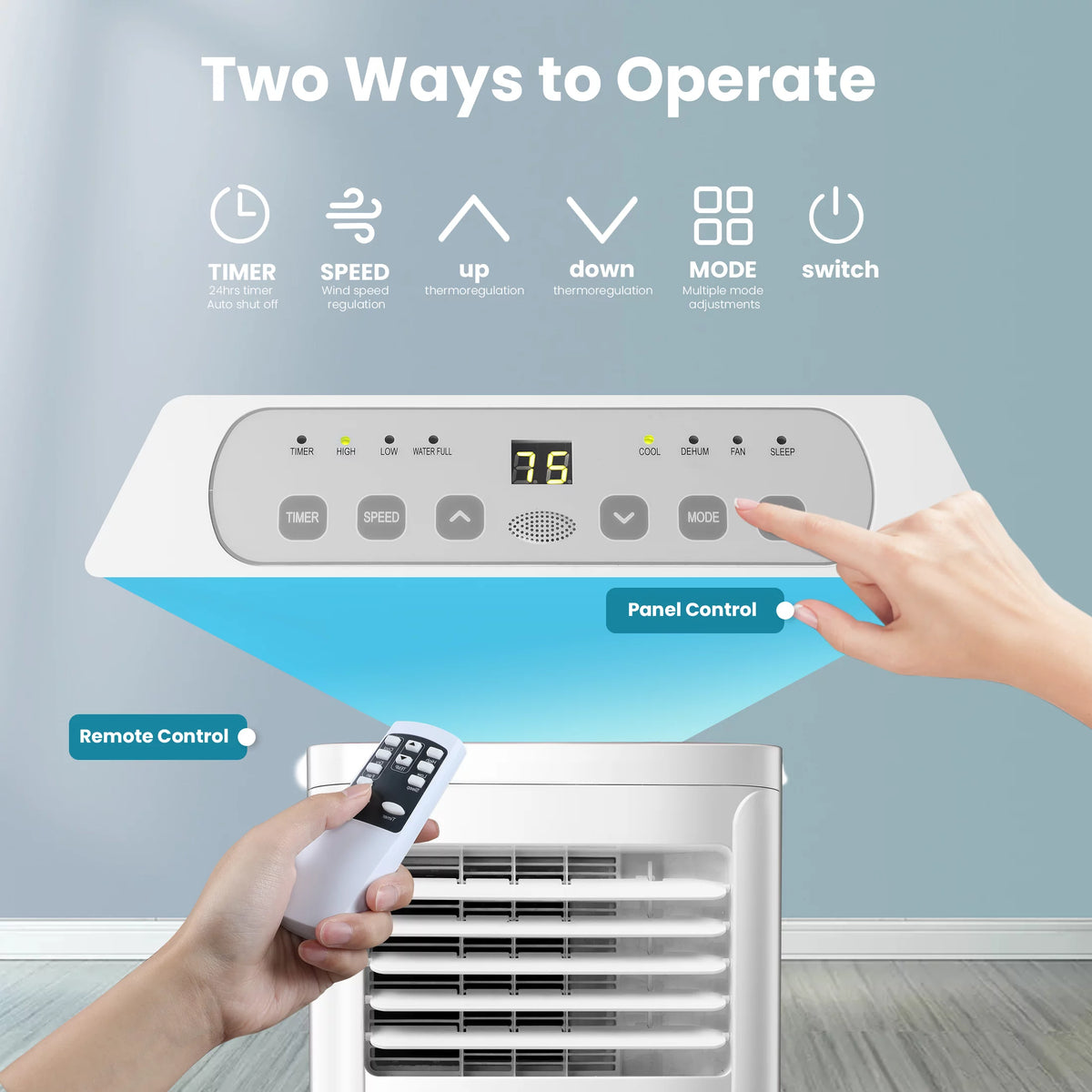 Portable Air Conditioner 6000BTU 10000 BTU ASHRAE W76948