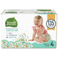 Size 4 Baby Diapers, 135 Count F7087