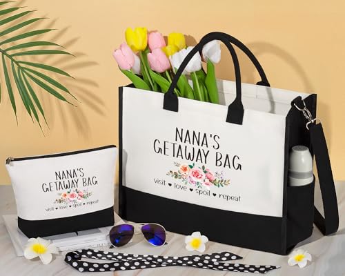 Canvas Tote Bag & Makeup Bag Gift Set A5468