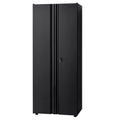 Black 24-Gauge Steel Freestanding Garage Cabinet U343