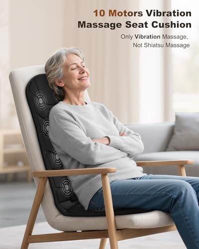 Back Massager with Heat Massage Seat Cushion F61744