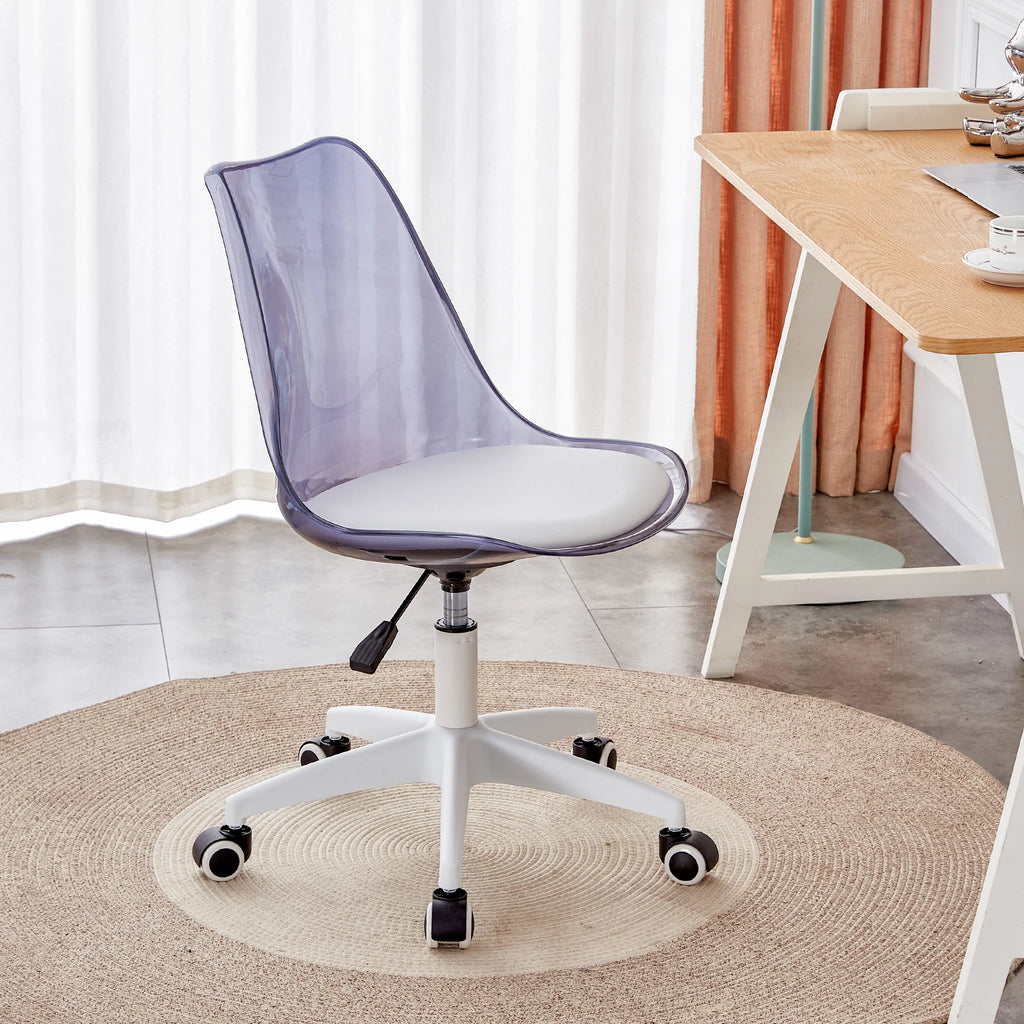 Midnight blue adjustable 360 swivel armless computer chair G771