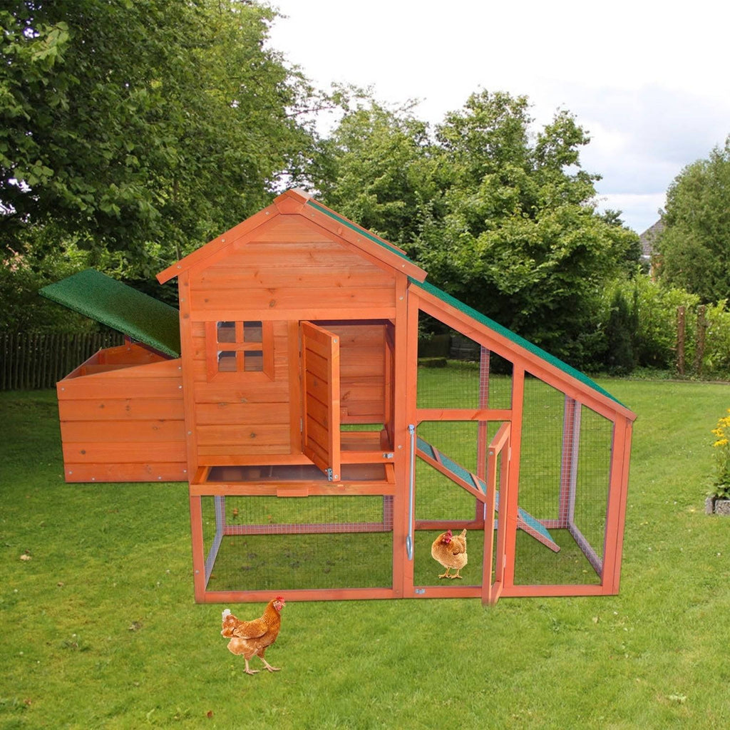 Large Wooden Chicken Coop D45276