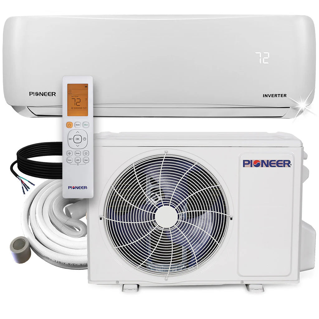 12,000 BTU 20 SEER 115V Ductless Mini-Split Inverter Air Conditioner Heat Pump System D996097