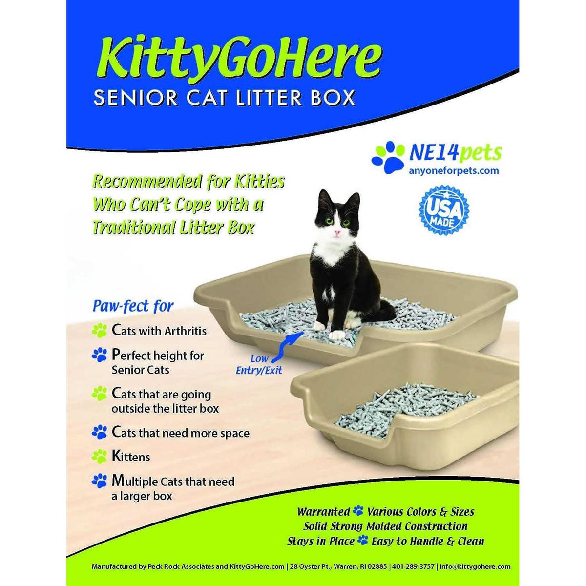 Senior Cat Litter Box G885029