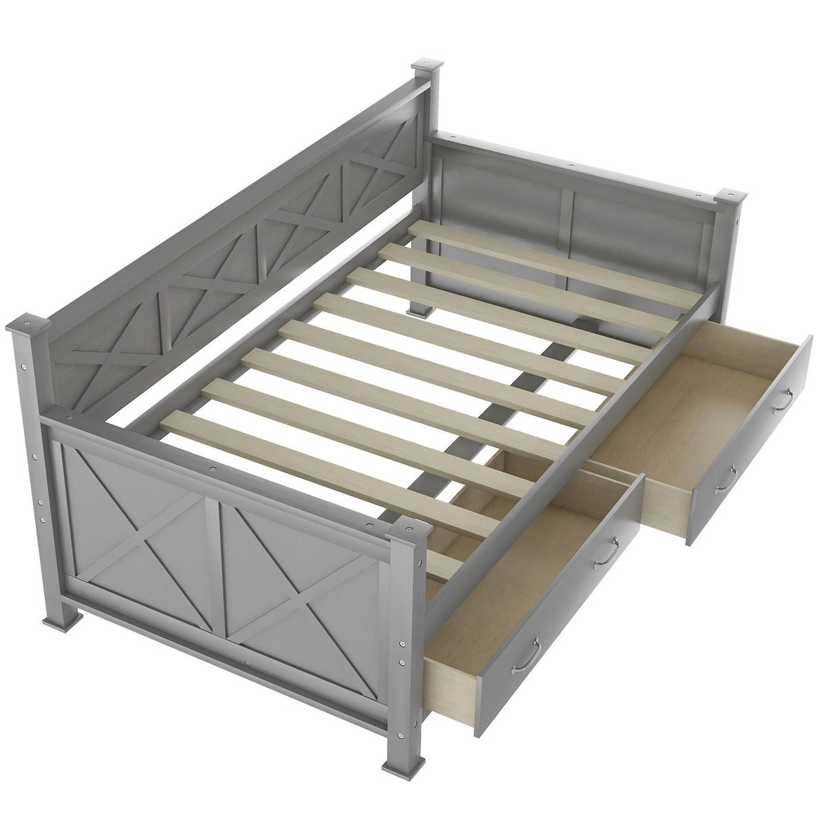 Twin Size Daybed with 2 Drawers F67418