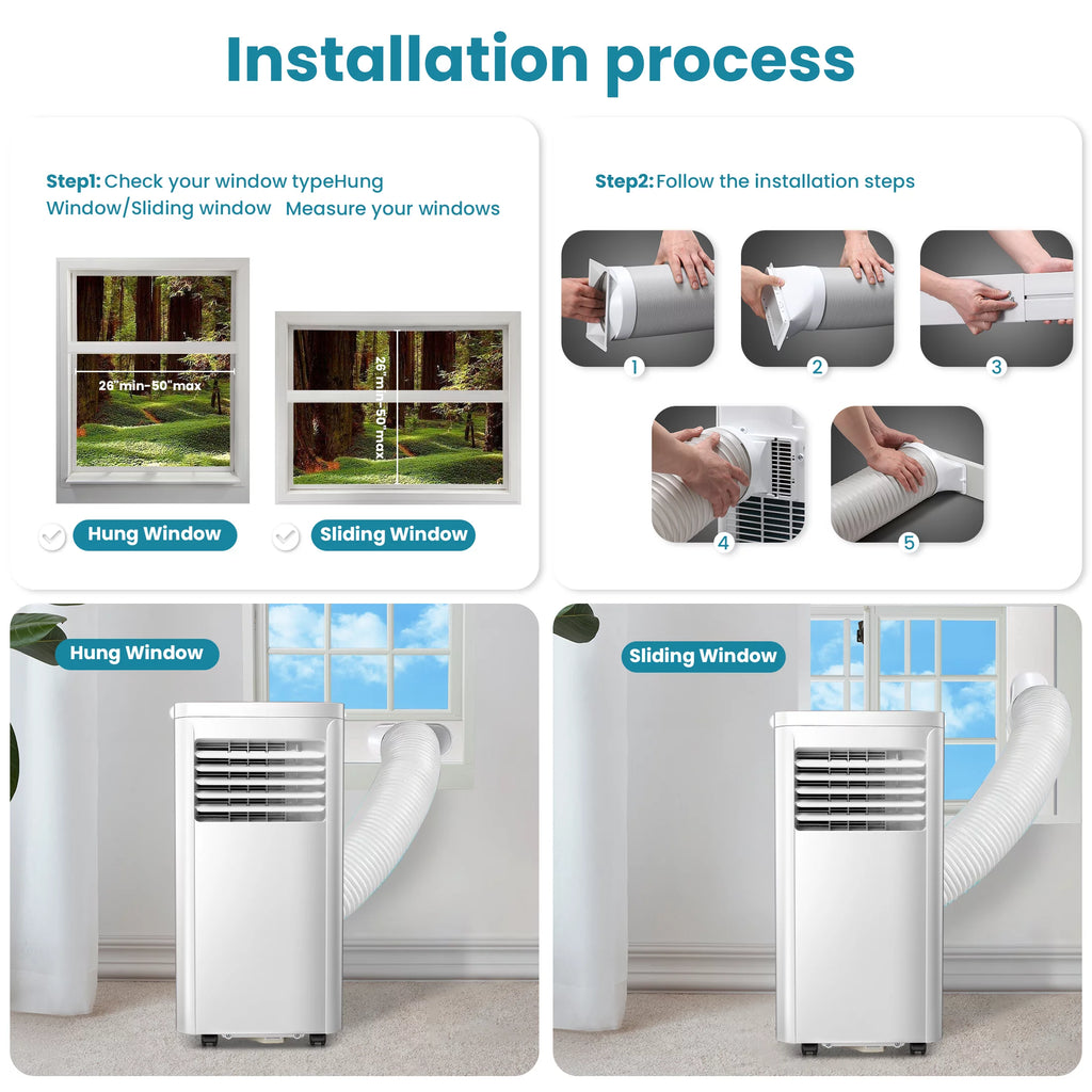 Portable Air Conditioner 6000BTU 10000 BTU ASHRAE W76948