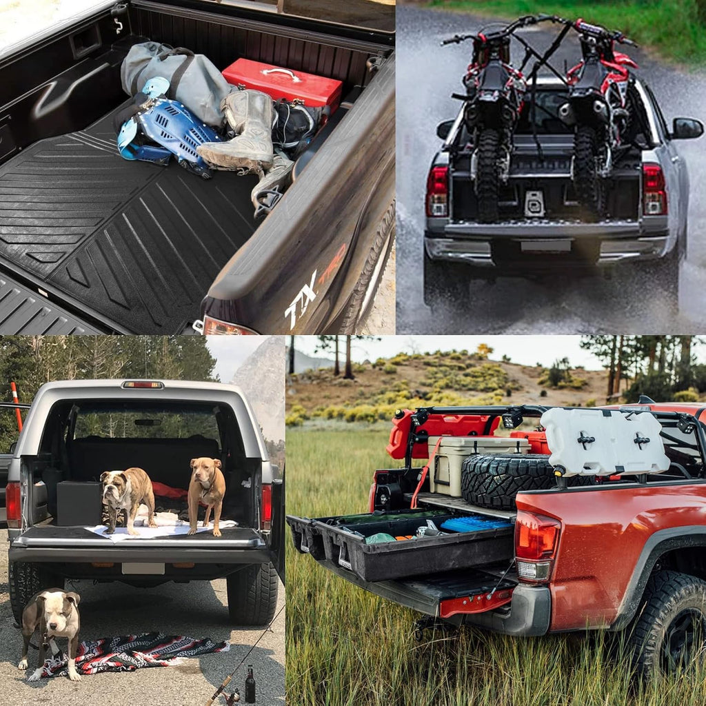 Toyota Tacoma Bed Mat Tailgate Bed Liner Short Trunk Mats Rear Cargo Liners K841