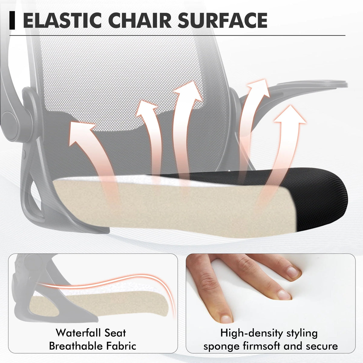 Black Ergonomic Mesh Office Chair S655