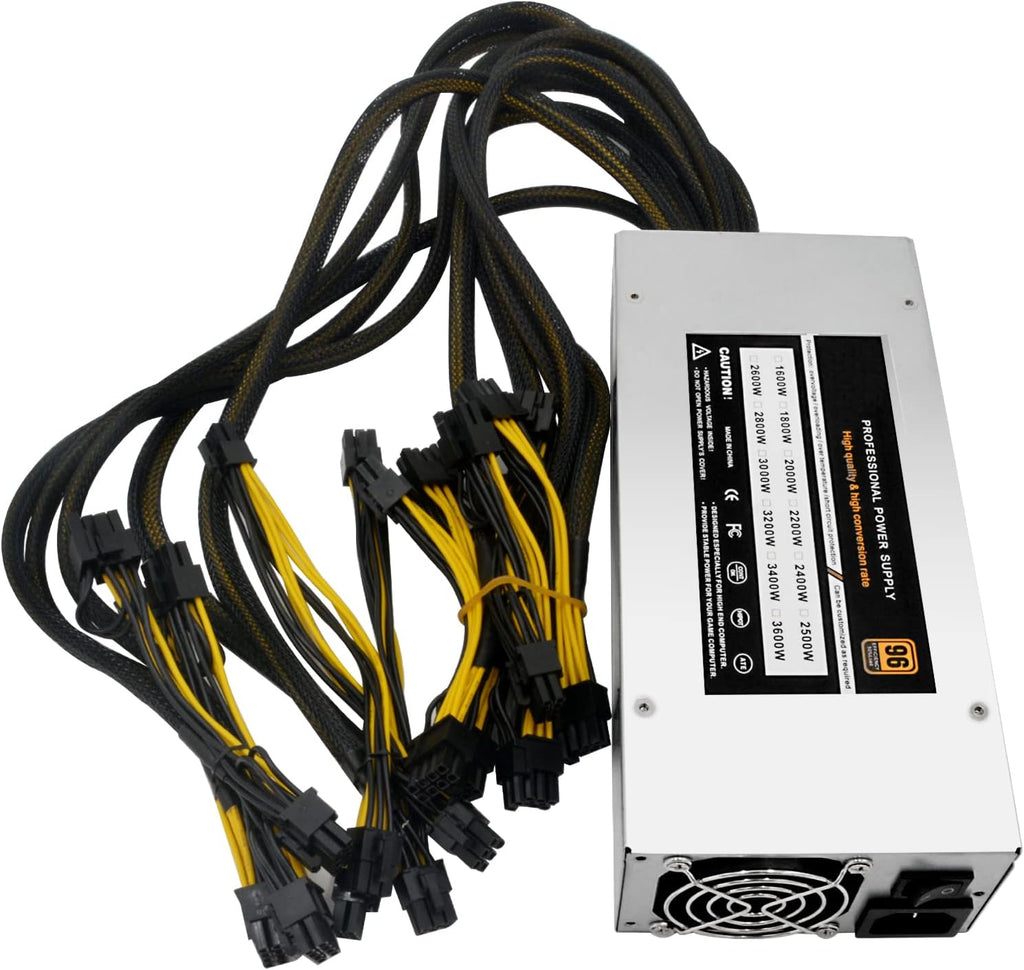 2500W 2U Single Channel Mining Power Supply V896