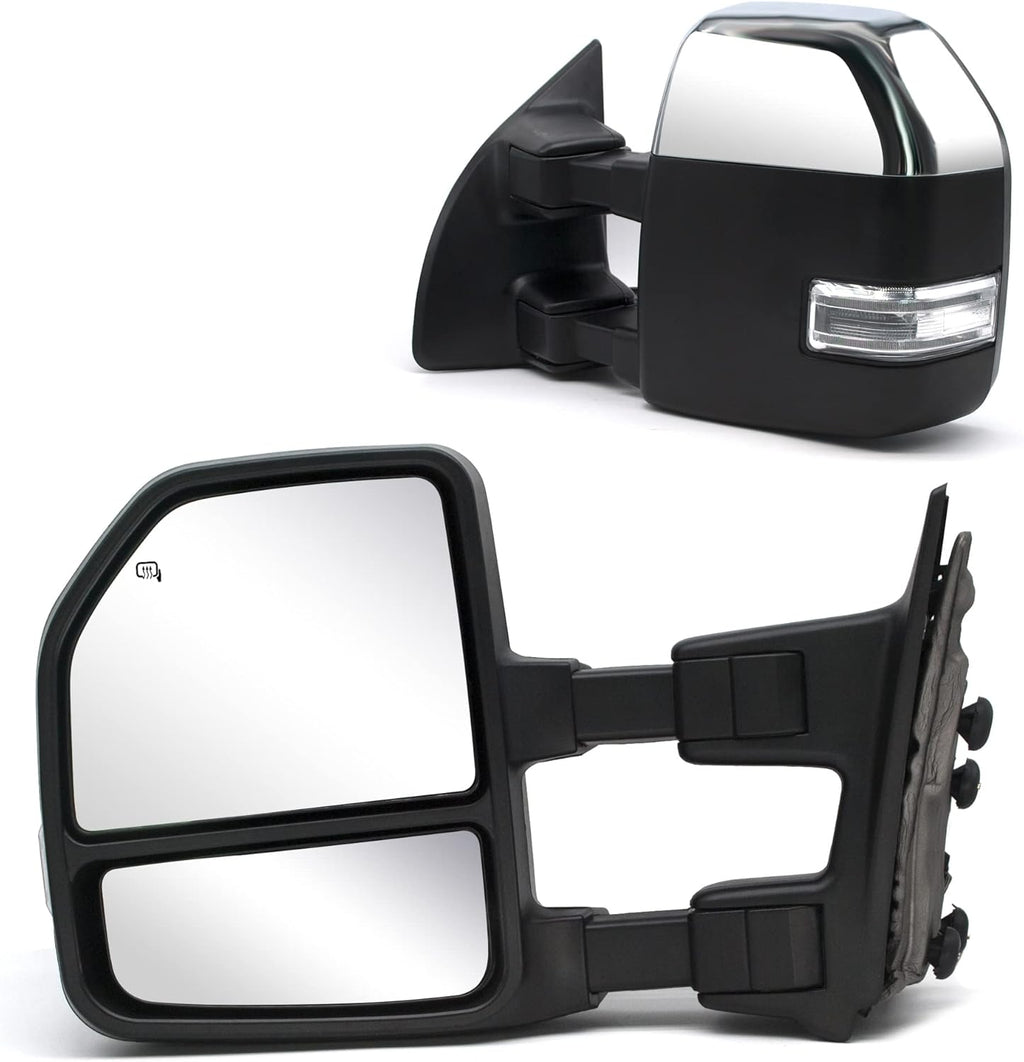 Black Power Heated Towing Mirror V98581