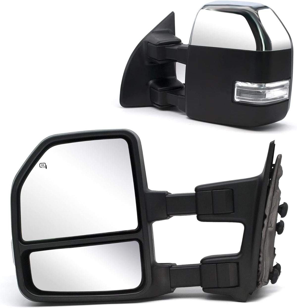 Black Power Heated Towing Mirror V98581