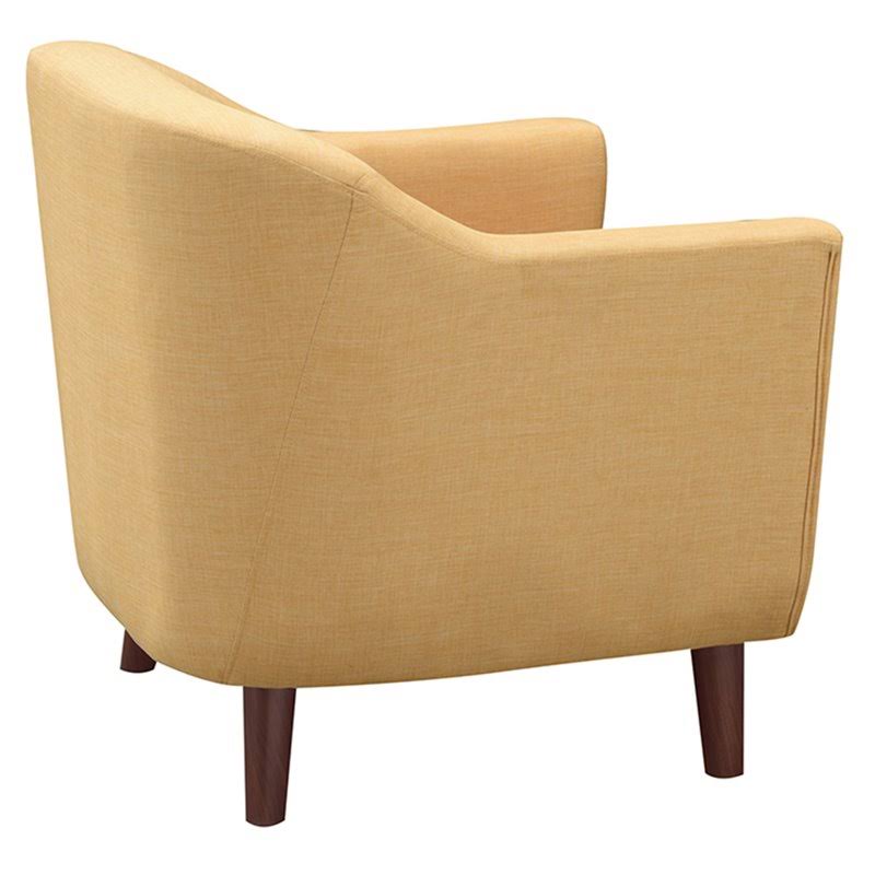 Yellow Fabric Accent Chair H43832