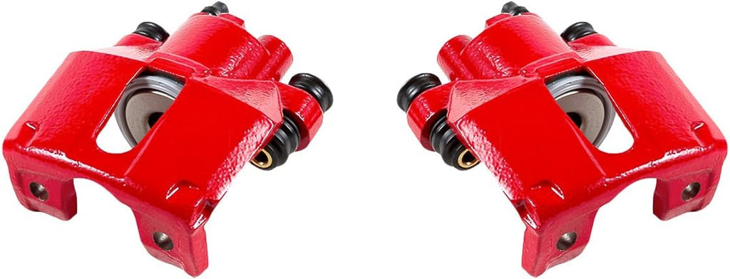 Red Powder Coated Caliper Assembly Pair Set D851