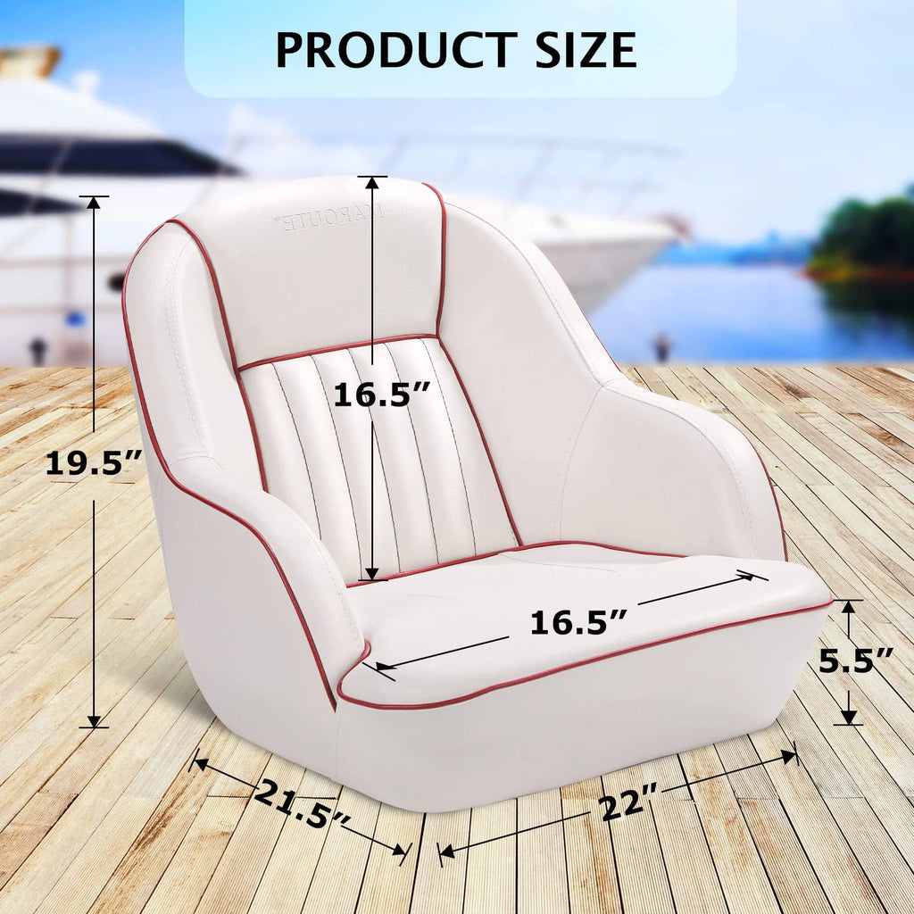 Soft Leather Single Seat Boat Seat K1389