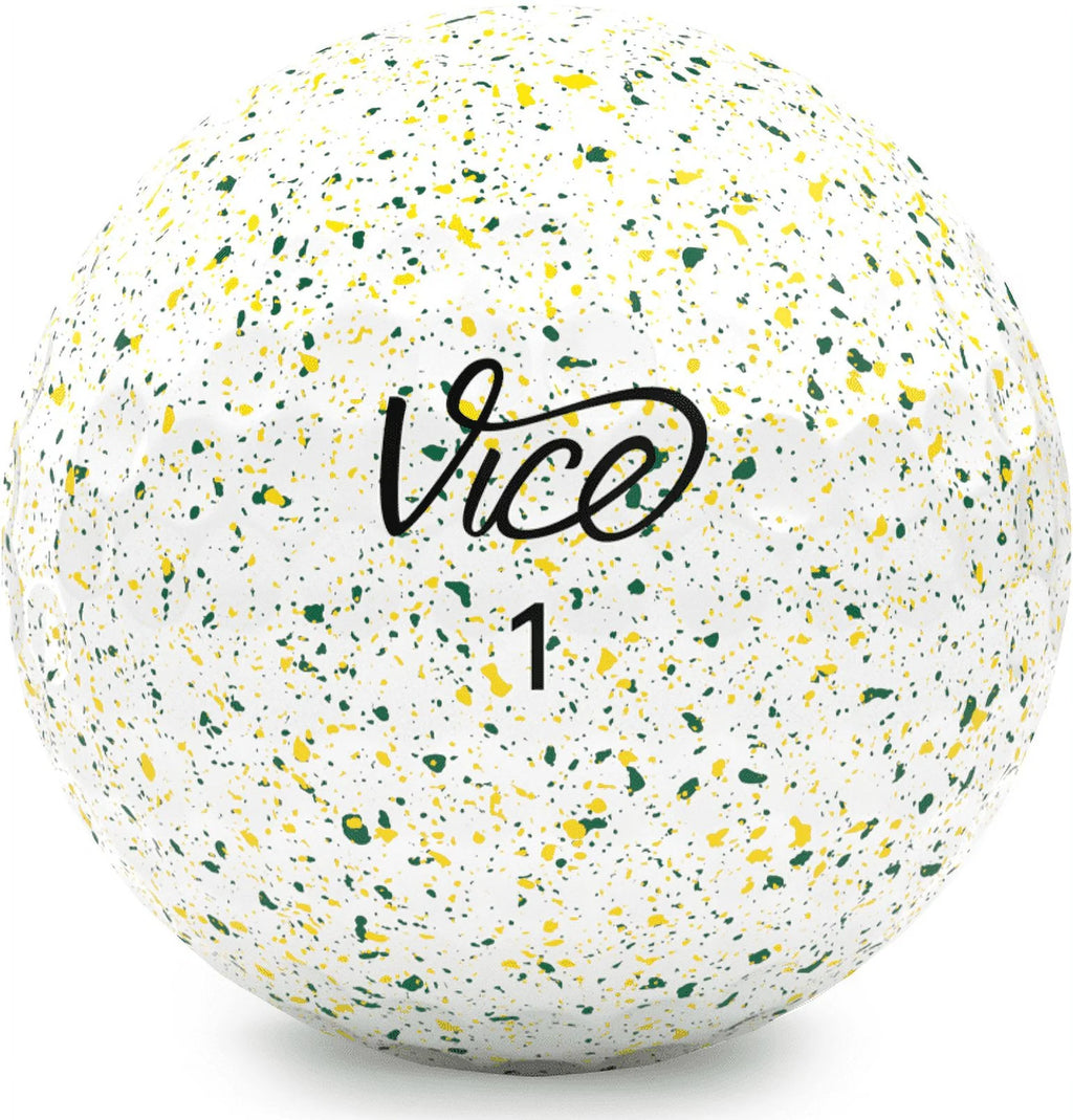 Yellow and Green Golf Balls, 1 Dozen B723009