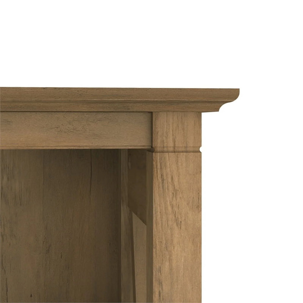 5-Shelf Reclaimed Pine Wood Bookcase V275410