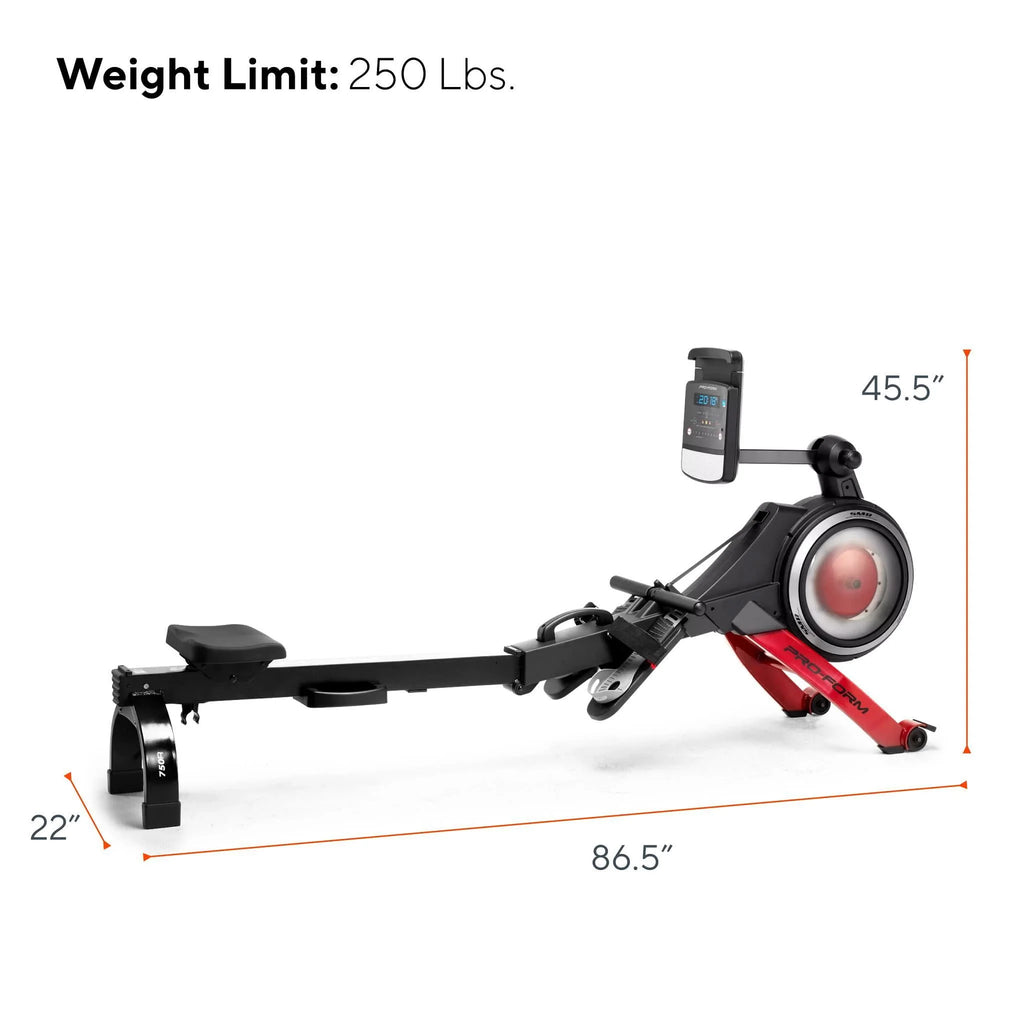 Rower with Display and Tablet Holder F434